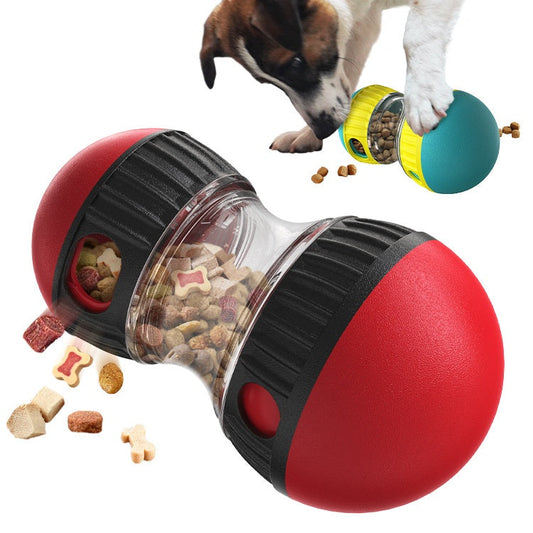 Dog Treat Dispensing Puzzle Toy – Slow Feeder Tumbler Ball | Adjustable Difficulty
