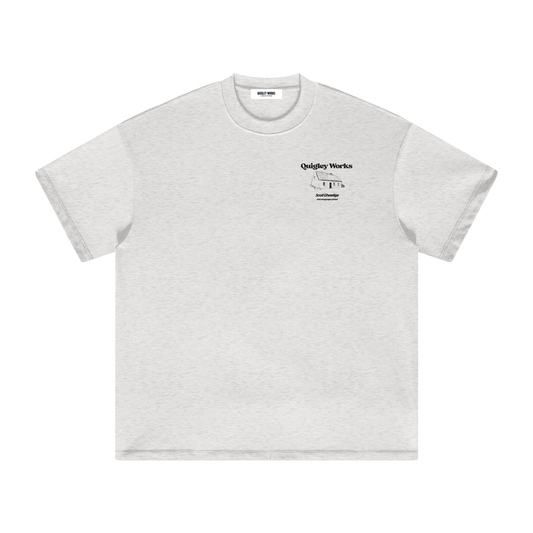 Quigley Works Irish Language School House Heavyweight Earth Tone T-Shirt
